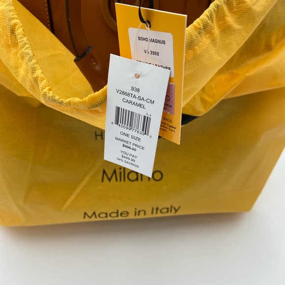 NEW! VALENTINO BY MARIO VALENTINO MAGNUS SOHO MONOGRAM LEATHER TOTE - Picture 16 of 16